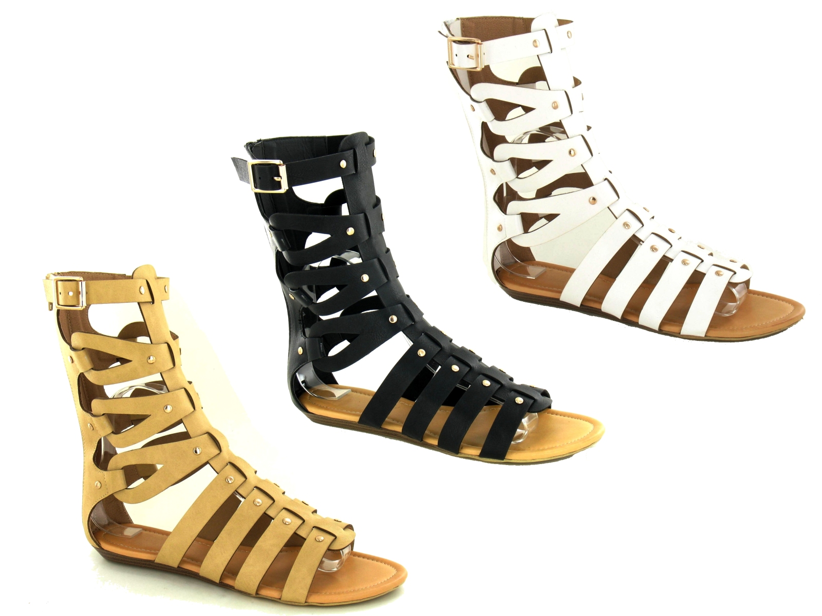 gladiator calf sandals